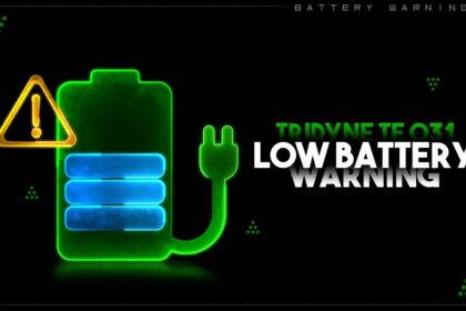 tridyne low battery